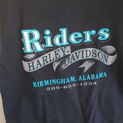 Harley Davidson Motorcycles Men’s XL Black T-Shirt Riders Birmingham, AL