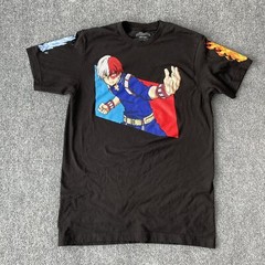 My Hero Academia Shirt Adult Medium Shoto Todoroki Fire Ice Funimation Anime