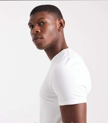 ASOS DESIGN essentials muscle fit T-shirt in White Size M