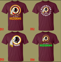 All design Men’s Washington REDSKINS Forever, T-Shirt Maroon S-5XL v2