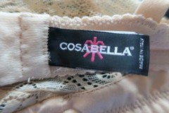Womens Cosabella Nude Wireless Lace Adjustable Bra S *