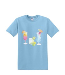 T-shirt small to 3xL – TROPICAL DRINKS sealife alcohol resort beach nautical fun