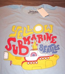 VINTAGE STYLE THE BEATLES YELLOW SUBMARINE T-Shirt MENS XL NEW w/ Tag