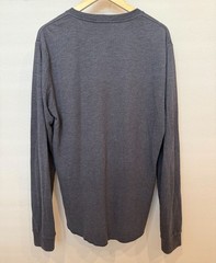 Marine Layer Mens Pullover Long Sleeve Henley Shirt M/L Gray Casual Soft Outdoor