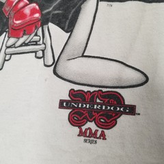 Y2K MMA Series Underdog Never Fear T-Shirt Large Streetwear Vintage Cage Fight