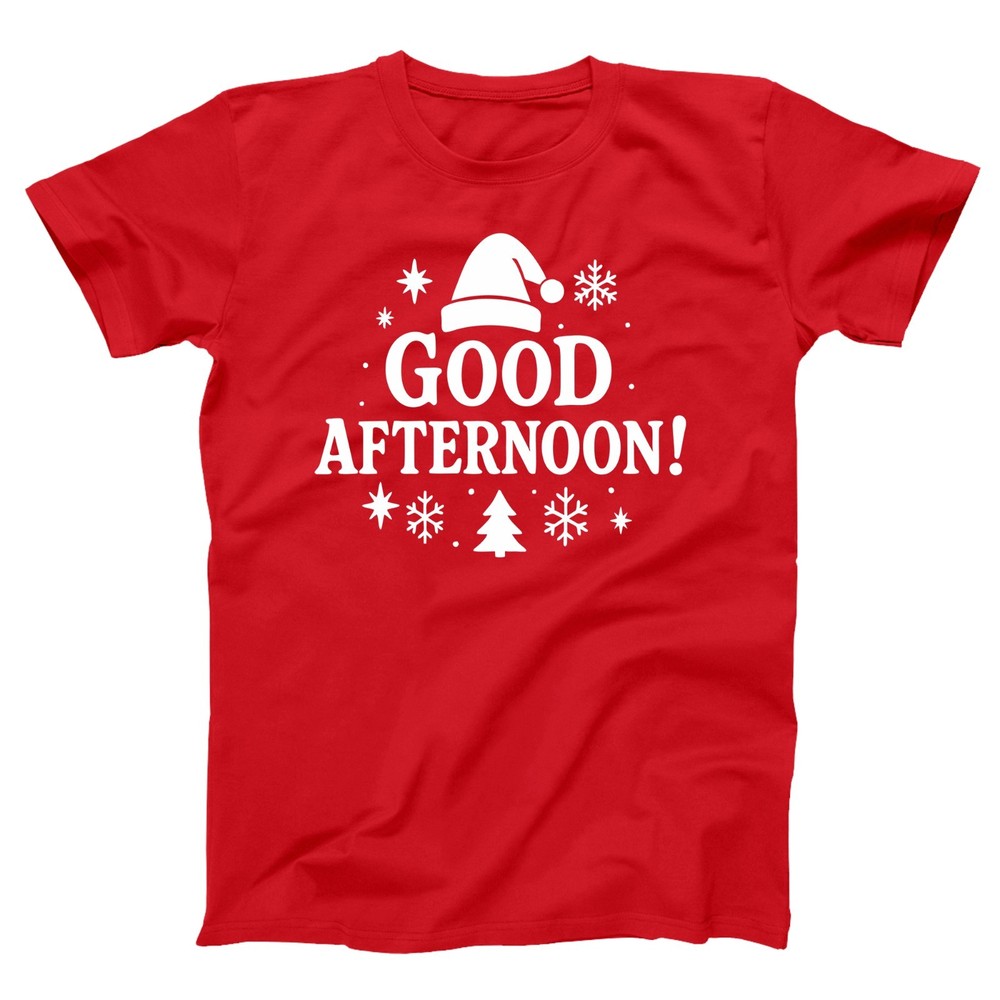 Good Afternoon – The Elf Spirited Movie xmas humor funny Xs-5x Unisex T-Shirt