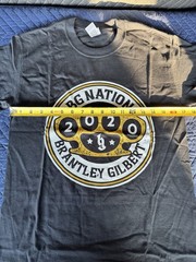 NWT Brantley Gilbert 2020 BG Nation Logo Graphic Gildan T-Shirt Black Unisex SM