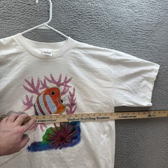 Vintage Murina Shirt Adult One Size White Oversized Sleep Shirt Nature 1990s