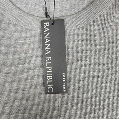 Banana Republic Core Temp Thermal Shirt Mens Large Gray Stretch Casual NWT
