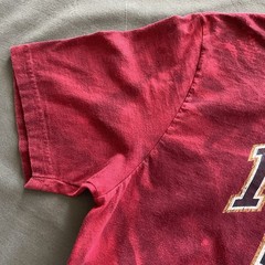 2010s Nike Athletic Department T Shirt Mens XL Red Maroon Bleach Dye ‘72 Classic