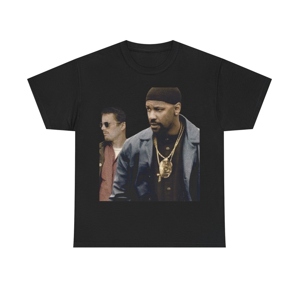 Classic Movie Cast Scene Graphic Tee, Unisex Heavy Cotton Tee Retro Streetwear