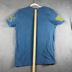 Grunt Style 1776 Large T-Shirt Fly Atomic Airlines Blue Fits Like Medium
