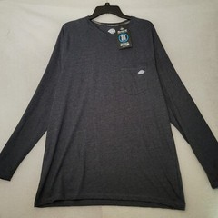DICKIES Cooling Shirt Mens 3XL XXXL Blue Work Outdoor Long Sleeve Pocket Tee NWT
