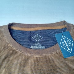 St. John’s Bay Long Sleeve Waffle Knit Thermal Shirt Men’s Size 5XLT Monk Brown