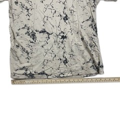 WXYZ Size XL Men’s Short Sleeve Shirt Skull Crystal Wash Tie Dye Beige