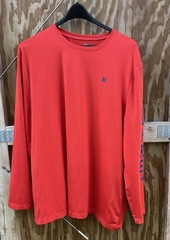 Hurley Set Of Men’s Long Sleeve Stretch UPF Shirt XXL One Blue One Red NWOT❗️