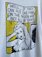 VTG 80s ROY LICHTENSTEIN FLYING FISH LA TEE SINGLE STITCH XL 21×29
