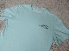 Reel Life Shirt Mens Medium Short Sleeve Graphic Print Logo Crew Neck Cotton