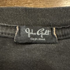 Brandy Melville John Galt Brooklyn Oversized Tee Large – Black & Red Sewn On