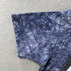 Vintage Stussy Shirt Mens Medium Tie Dye Wolf Nature Tee 90s Single Stitch RARE