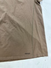 Punisher Shirt Mens XL Brown Army Combat Line Base Layer Crew Neck Pullover Tee