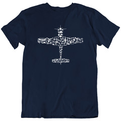 Aviation T-Shirt Fighter Jet Airplane Pilot Gift Military Aircraft Graphic Tee