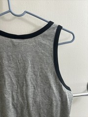 Nike Sportswear Ace Logo Ringer Icon Tank Mens Small Black Gray Red Tag