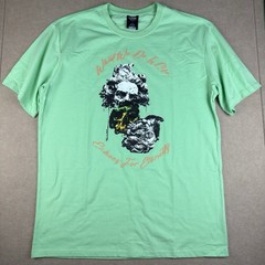 Genuine Shirt Men 2XL Mint Green Gladiator Movie Quote Skull Graphic Tee