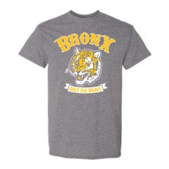 New Bronx Tigers Only The Brave Adult Minor League Hockey T-Shirt