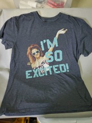 Saved By The Bell Jessie Spano I’m So Excited Shirt Men’s Large Ripple Junction
