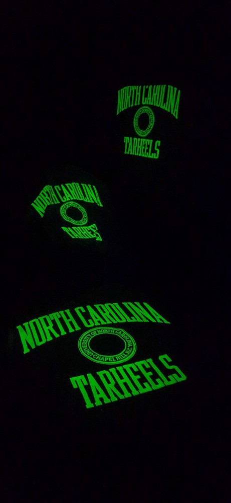 North Carolina Tarheels Glow in Dark – Unisex Regular Fit Color Baby Blue
