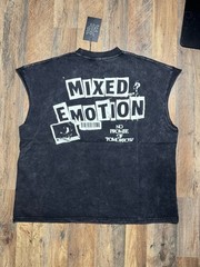 Mixed emotions tee shirt Black/White Size XL