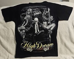 SKELETON CAR MONEY DAY OF THE DEAD WOMEN CITY SKULL HIGH DREAM T-SHIRT