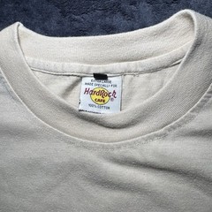 Vintage Hard Rock Cafe Shanghai Graphic Print T-Shirt X-Large Faded Beige Khaki