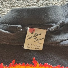 Vintage DeKuyper Shirt XL Cinnamon Schnapps Hot Damn alcohol 90s liquor Promo