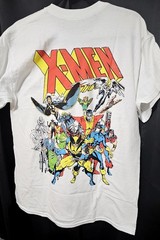 Marvel X-Men Wolverine Graphic Logo White Short Sleeve Crew Neck T-Shirt M
