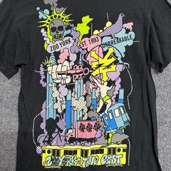 Zoo York T-Shirt Mens Size M Black Graphic Streetwear Skater Short Sleeve Tee