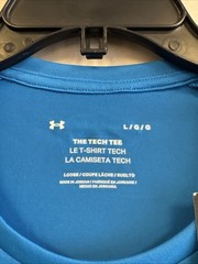 Under Armour 1326413 Mens Athletic Training UA Tech 2.0 T-Shirt Blue Size Large