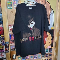 VTG Marilyn Manson The Golden Age of Grotesque Burlesque T-Shirt sz 2XL XXL Tour