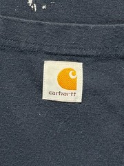 Carhartt Original Fit Shirt Men 4XL Navy Blue Graphic Print Spellout Logo Rugged