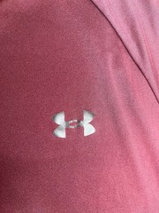 Men’s Under Armour Loose S/S Athletic T-Shirt Large L – Maroon – Cotton / Poly