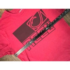 MENS REEL LIFE LARGE RED GRAPHIC LOGO SOFT SHORT SLEEVE SOFT CREW NECK T SHIRT