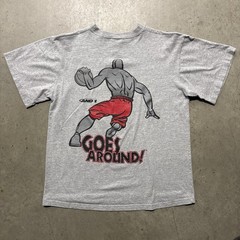 Vintage And1 Basketball Trash Talk Graphic T Shirt Youth L Fits Men’s S/M Grey