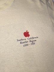 Vintage 1991 Apple Macintosh OS 7.0 SoCal Promo Long-Sleeve T-Shirt Size Large