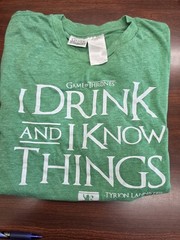Wholesale Mens Graphic T Shirt Lot Size M XL Atlanta Braves Game of Thrones 6 pc