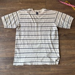 Vintage Lands’ End Striped T-Shirt Men’s Size L 42-44 Made in USA