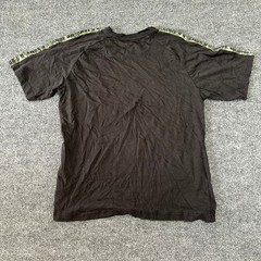 U.S. Army T-Shirt Mens Size Large Black Camo Shoulder Tape Graphic Logo Crewneck