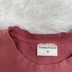 Teddy Fresh Lose My Number Graphic T-Shirt Mens Size M Medium Berry Short Sleeve