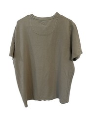 Common People Women’s Large Gray Waffle Knit Pocket Tee Casual Minimalist