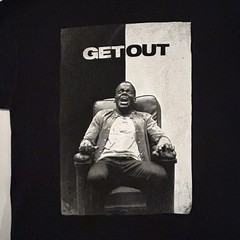 Get Out 2017 Jordan Peele Horror Movie Mens T-Shirt Large